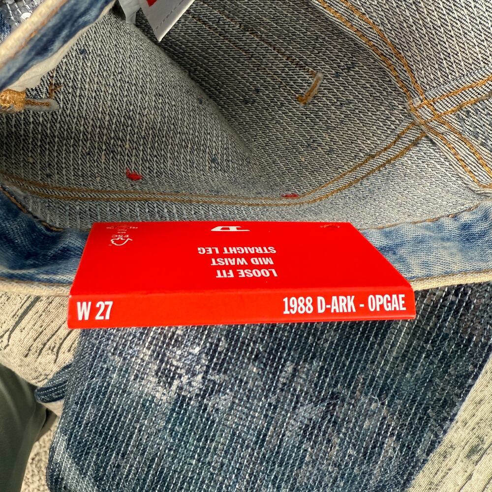 Diesel D-Ark-S5 Women’s Jeans Size 27 – Premium Straight-Leg Denim – NWT $1195 - Picture 14 of 15